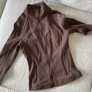 Lululemon Define Crop Jacket Color Espresso